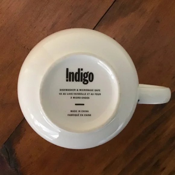 SOLD-Indigo Ceramic Ski Lift Mug *NWOT* - Picture 3 of 4